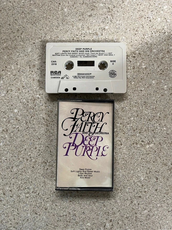 Percy Faith And His Orchestra Deep Purple Cassette Used - Image 1 of 1