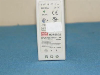 Mean Well MDR-60-24 MDR6024 Switching Power Supply - Image 1 of 4