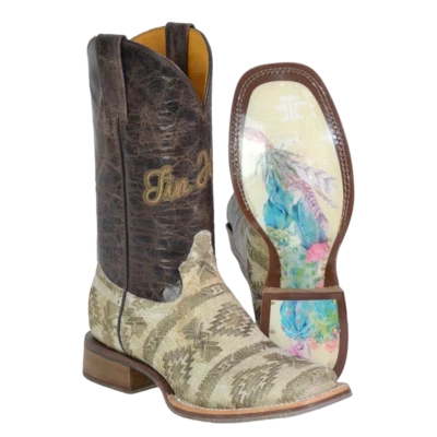 Bota Western Tin Haul Damas Sign Of The Sun Marrón 14-021-0007-1511 Foto 1 de 3