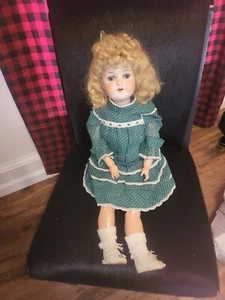 26" 1916 Bergmann Waltershausen Puppe Biskuit Kopf Komposition Körper Deutsch - Bild 1 von 13