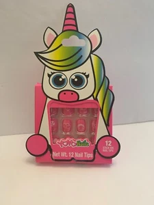 YoYo EINHORN verwandte Press On Nails Mädchen 12-teiliges Set NEU - Bild 1 von 7
