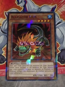 Carte YU GI OH ALLIGATOR LION BP03-FR089 SHATTERFOIL - Picture 1 of 1