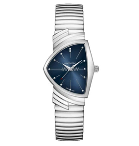 New Hamilton Ventura Quartz Stainless Steel Blue Dial Men's Watch H24411142 - Picture 1 of 1