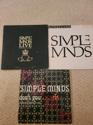 SIMPLE MINDS-Live In The City Of Light w/Booklet. Also Sparkle & 2-33RPM Singles - Image 1 of 4