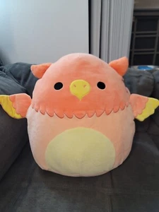 16" Squishmallow Kellytoy Adbul the orange griffon Plush pillow birthday gift - Picture 1 of 9