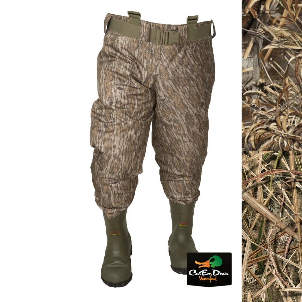 NEW BANDED GEAR REDZONE RZ-X 1.5 TWO TONE BREATHABLE INSULATED CAMO WAIST WADERS - Image 1 of 1