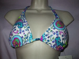 NWT ARIZONA Sz. M - Multi-color Floral Bikini Top Size Medium - Picture 1 of 3