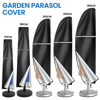 NEVERLAND Abdeckung Sonnenschirm Schutzhülle Schirmhaube Marktschirm Ampelschirm Haube UV