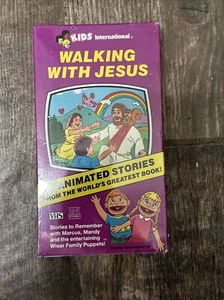 Walking With Jesus 6 Animated Bible Stories VHS 1987 Kids International Sealed - Picture 1 of 3