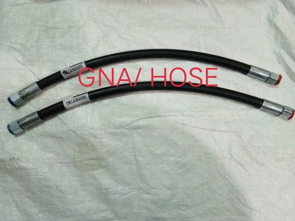 JCB HOSE 3/8BSP 530 MM, QTY 2 PCS. (PART NO. 612/80099) - Image 1 of 1