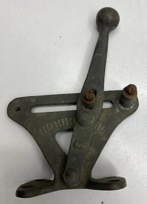 ANTIGO CÂMBIO DE CONTROLE DE BARCO RARO - ACELERADOR DE COMBUSTÍVEL - BRONZE - Imagem 1 de 4