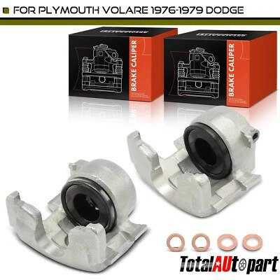 2Pcs Brake Caliper for Dodge Magnum 1978-1979 Chrysler Town & Country Front Side - Image 1 of 4