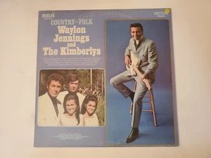 Waylon Jennings and The Kimberlys - Country-Folk (Vinyl Record LP) - Picture 1 of 2