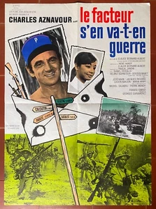 Plakat der Briefträger S'En Gehen IN Krieg Charles Aznavour Daniel Ceccaldi - Bild 1 von 1