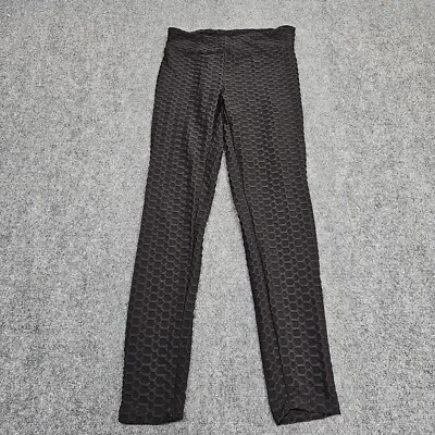 Legging de panal Eye Candy para mujer 1X negro cintura alta levantamiento de glúteos entrenamiento yoga Foto 1 de 4