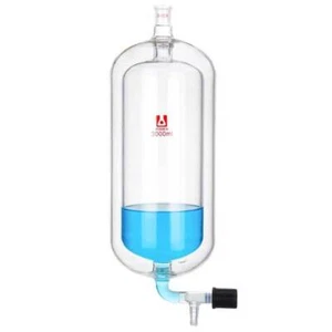 100ml-500ml Distillation Receiving Bottle Double-Layer with Vacuum Piston - Picture 1 of 13