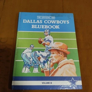 Vintage The Official 1981 Dallas Cowboys Bluebook Vol. II, Hardcover - Bild 1 von 12