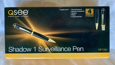Cámara Q See Shadow 1 y bolígrafo en funcionamiento Foto 1 de 3