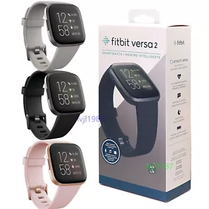 New Fitbit Versa 2 Health & Fitness Activity Tracker Smartwatch Multi color - Picture 1 of 16