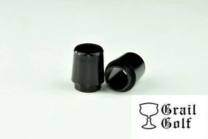 GRAIL GOLF NEW PREM BLACK "COLLARED" WOOD FERRULES .335 .50".490OD QUALITY LOT - Picture 1 of 2