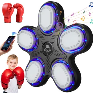 Bluetooth Music Boxing Machine Wall Mounted Music Boxing Target Workout Gloves - Picture 1 of 10