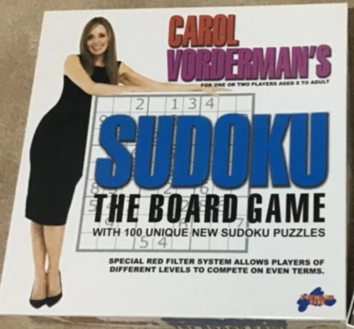 Carol Vorderman's Sudoku: The Board Game Family Puzzle Game - opened but unused. - Image 1 of 3