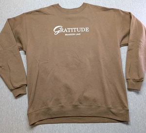 Hanes Brandon Lake Gratitude Pullover braun Gr. Large Again & Again - Bild 1 von 7