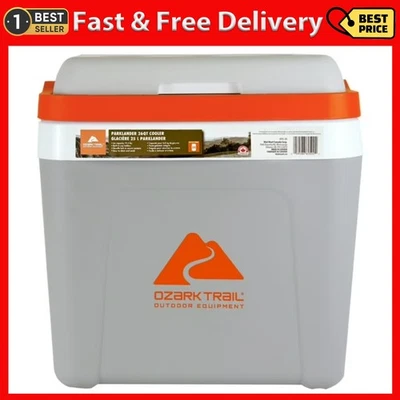 Ozark Trail 26 QT Ice Chest Cooler enfriador portátil de lados duros, 32 latas, gris Foto 1 de 4