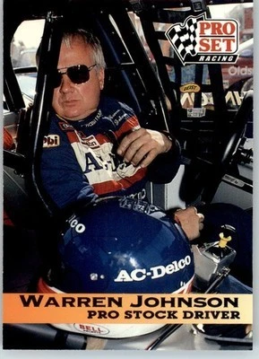 Warren Johnson - 1992 Pro Set NHRA - #65 - Carreras Foto 1 de 2