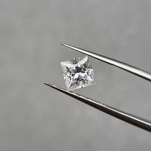 Princess White D Color VVS1 Loose Moissanite 1pcs 1.5mx1.5-8x8mm GRA Certificate - Picture 1 of 6