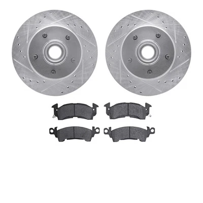 For Pontiac Grand LeMans 75-77 Brake Kit Drilled & Slotted Front Brake Kit w Foto 1 de 3