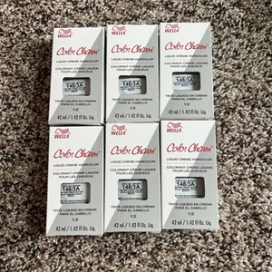 6 NEW Wella Color Charm Dye 1.4 OZ 148/3A dark ash brown - Picture 1 of 1
