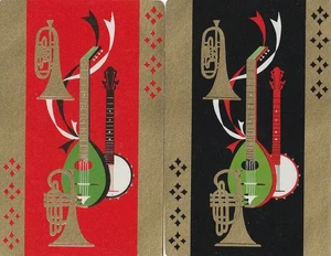 Pair of Musical Instruments, Swap Cards - Foto 1 di 1