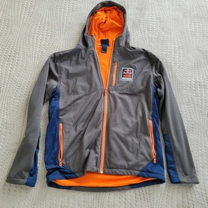 Red Bull KTM Racing Team Hoodie Jacket Mens Full Zip Size Large L - Picture 1 of 4