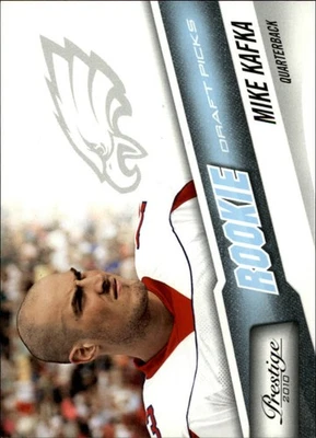 2010 Prestige Draft Picks Light Blue #271 Mike Kafka /999 - FB - Image 1 of 2