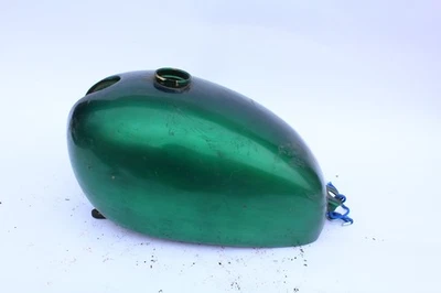 BSA A65 A50 Early Green Steel Gas Tank - Image 1 of 4
