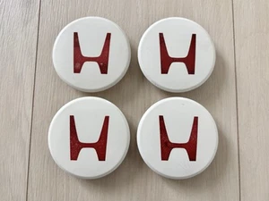 Honda Integra Civic Type-R OEM Wheel Center Caps DC2 EK9 44732-SL0-J70 NH0 - Picture 1 of 4