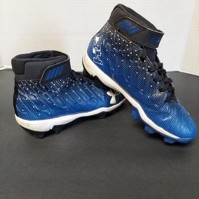 Under Armor Boys Baseball Cleats  Size 2Y 1297308-41 - Image 1 of 4