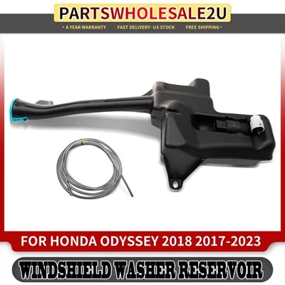 Depósito de lavadora de parabrisas con bomba y tapa para Honda Odyssey 2018 2019 2020-2023 Foto 1 de 4
