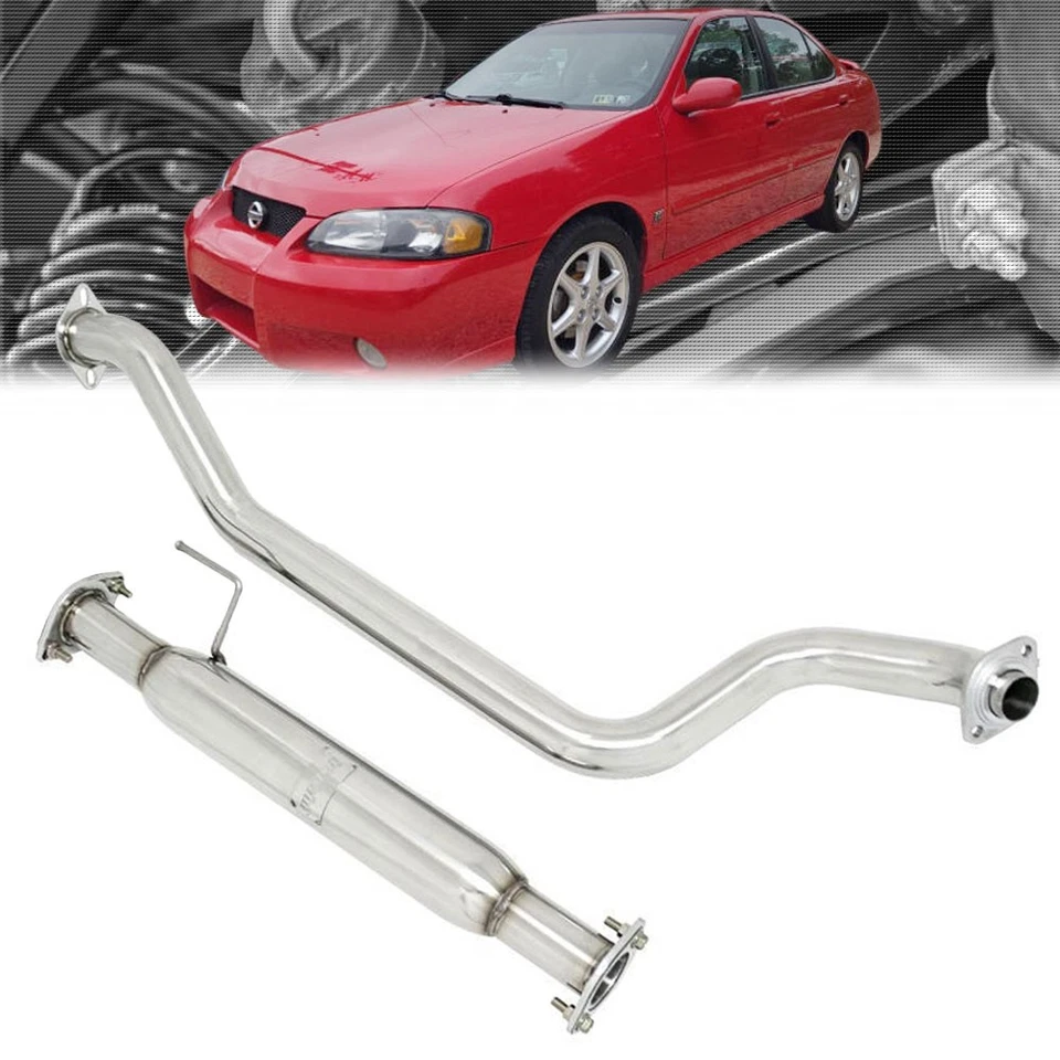 Tubo de escape medio Megan Racing para 02-06 Nissan Sentra SE-R y SE-R SPEC-V B15 Foto 1 de 1