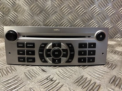 Peugeot 407 Stereo CD Player Radio MP3 RD4 Blaupunkt 9660647677  04-10 - Image 1 of 4