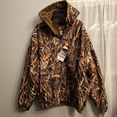 NWT Drake MST Fleece Lined Full Zip Max7 Coat - 3XL - RealTree Camo Duck Hunting - Image 1 of 4