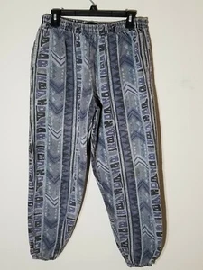 Pantaloni joggers grandi vintage anni 80 90 SHRAGZ Funky geometrici ALLOVER - Foto 1 di 4