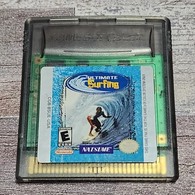 ULTIMATE SURFING Nintendo Game Boy GBC Authentic Tested Game Cartridge Natsume - Image 1 of 4