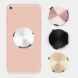 Paquete de 2 pegatinas universales de placa de metal para teléfono soporte magnético de montaje en coche - Imagen 1 de 11