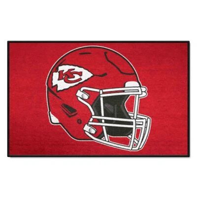 FANMATS - 5786 NFL Kansas City Chiefs Nylon Cara Arranque Alfombra 19"x30" Foto 1 de 2