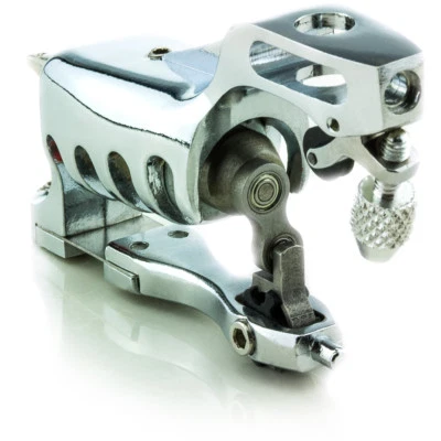 Tattoochest SonS Rotary Tattoomaschine Tattoo Gun Maschine Liner Shader Silber