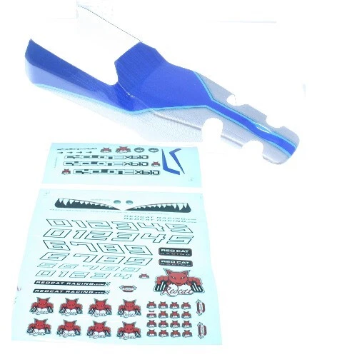 Peça de buggy controle remoto carro controle remoto Redcat Racing Cyclone XB10 corpo azul (sem asa) - Imagem 1 de 1