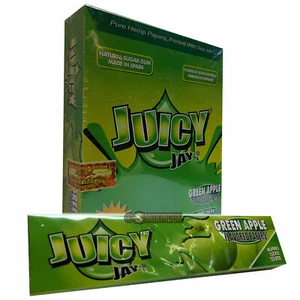 Juicy Jays Green Apple - King Size Slim - Pure Hemp Rolling Paper - Flavoured - Picture 1 of 1