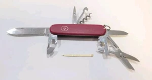 Victorinox Switzerland Officer Suisse Stainless Victor Swiss Army Knife - Picture 1 of 10